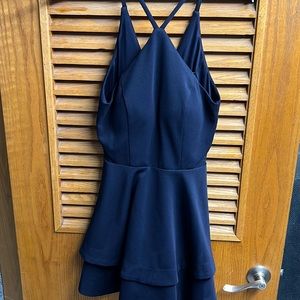 Juniors navy blue Speechless dress-Size 5
